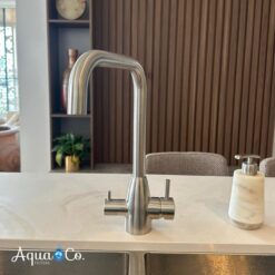 AquaCo 3 Way Mixer Stainless Steel Petite