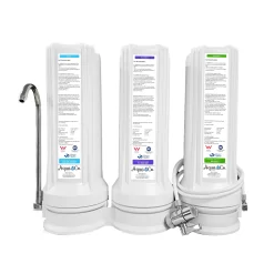 Triple Benchtop – With Sediment, Fluoride and Carbon Filter