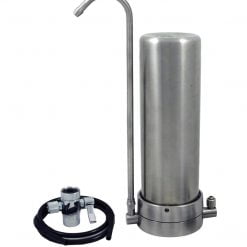 STAINLESS STEEL SINGLE BENCHTOP WITH CARBON FILTER