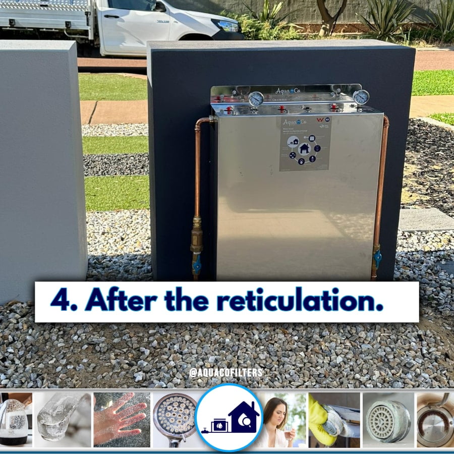 Whole House Water Filter Before the reticulation