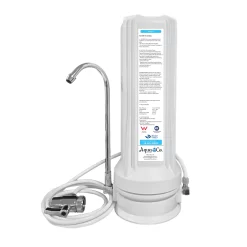 White Single Benchtop with Carbon Filter – Attaches to your existing faucet