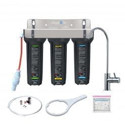 Triple Undersink with Sediment and Carbon Filters