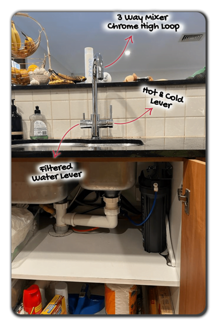 Home Renters Twin Undersink Water Filter