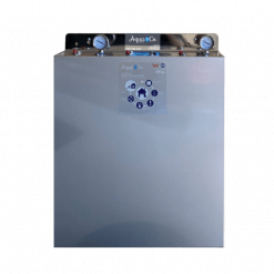 Three Stage 20″ x 4.5″ Whole House Water Filtration System with Stainless Steel Enclosure / Cover