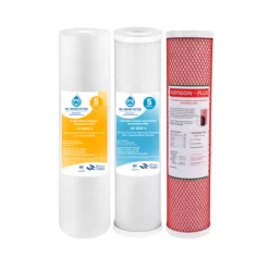 20″ Premium Whole House Replacement Cartridges For Three Stage System