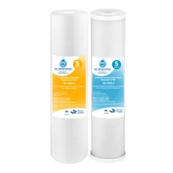20″ Sediment and Carbon Replacement Filters for Chlorine, Taste and Odour, VOCs, Pesticides and Herbicides Reduction