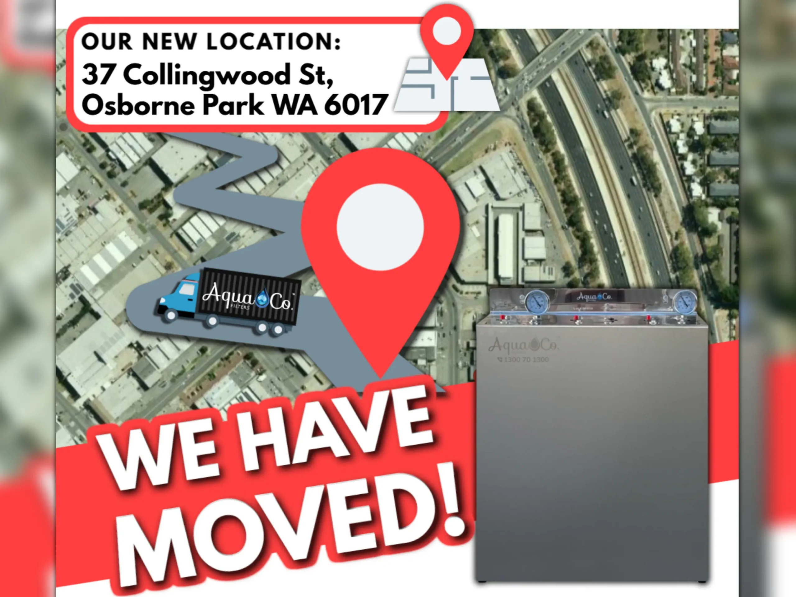 We have moved