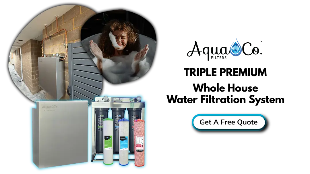 AquaCo Triple Premium Whole House Water Filter